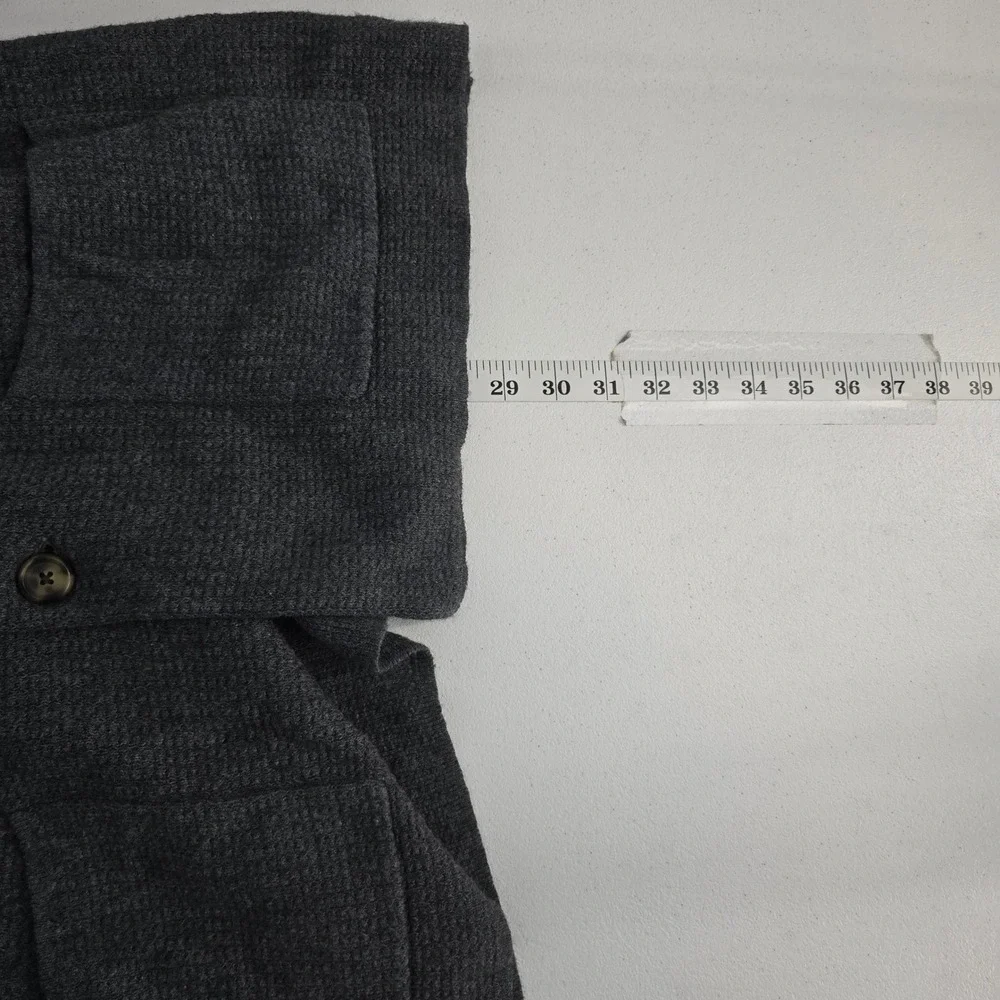 NWT Jos A‎ Bank Reserve Mens Gray Wool Blend Button Front Knit Blazer Jacket L